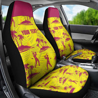 West Indies Cricket Custom Car Seat Cover Windies Palm Tree Tropical Style - Wonder Print Shop