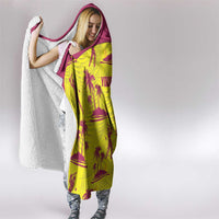 West Indies Cricket Custom Hooded Blanket Windies Palm Tree Tropical Style - Wonder Print Shop