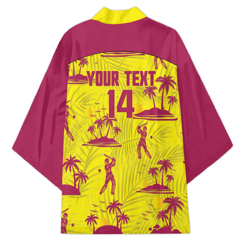 West Indies Cricket Custom Kimono Windies Palm Tree Tropical Style - Wonder Print Shop