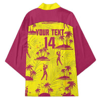 West Indies Cricket Custom Kimono Windies Palm Tree Tropical Style - Wonder Print Shop