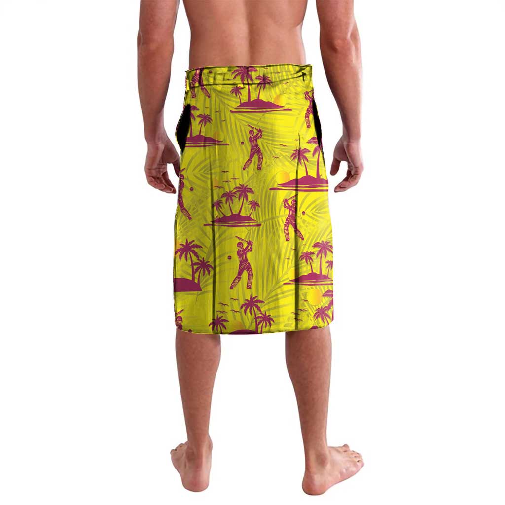 West Indies Cricket Custom Lavalava Windies Palm Tree Tropical Style - Wonder Print Shop