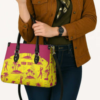 West Indies Cricket Custom Leather Bag Windies Palm Tree Tropical Style - Wonder Print Shop