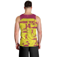 West Indies Cricket Custom Men Tank Top Windies Palm Tree Tropical Style - Wonder Print Shop