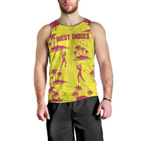 West Indies Cricket Custom Men Tank Top Windies Palm Tree Tropical Style - Wonder Print Shop