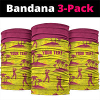 West Indies Cricket Custom Neck Gaiter Windies Palm Tree Tropical Style - Wonder Print Shop