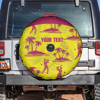 West Indies Cricket Custom Spare Tire Cover Windies Palm Tree Tropical Style - Wonder Print Shop