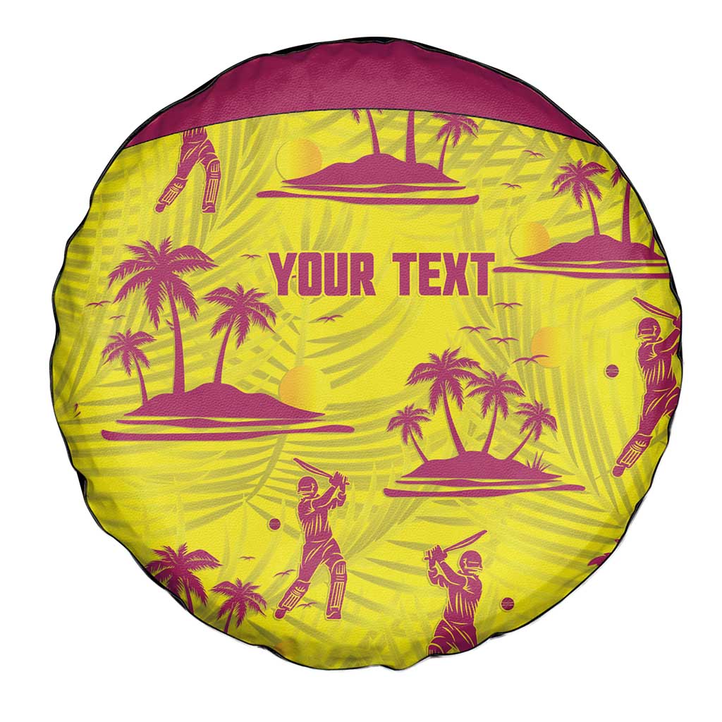 West Indies Cricket Custom Spare Tire Cover Windies Palm Tree Tropical Style - Wonder Print Shop