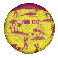 West Indies Cricket Custom Spare Tire Cover Windies Palm Tree Tropical Style - Wonder Print Shop
