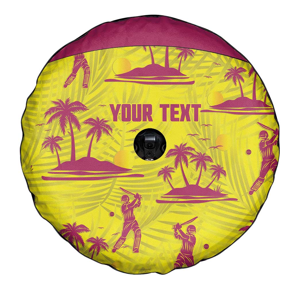 West Indies Cricket Custom Spare Tire Cover Windies Palm Tree Tropical Style - Wonder Print Shop