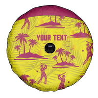 West Indies Cricket Custom Spare Tire Cover Windies Palm Tree Tropical Style - Wonder Print Shop