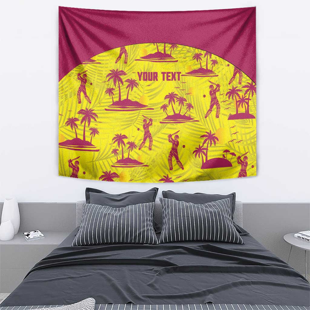 West Indies Cricket Custom Tapestry Windies Palm Tree Tropical Style - Wonder Print Shop