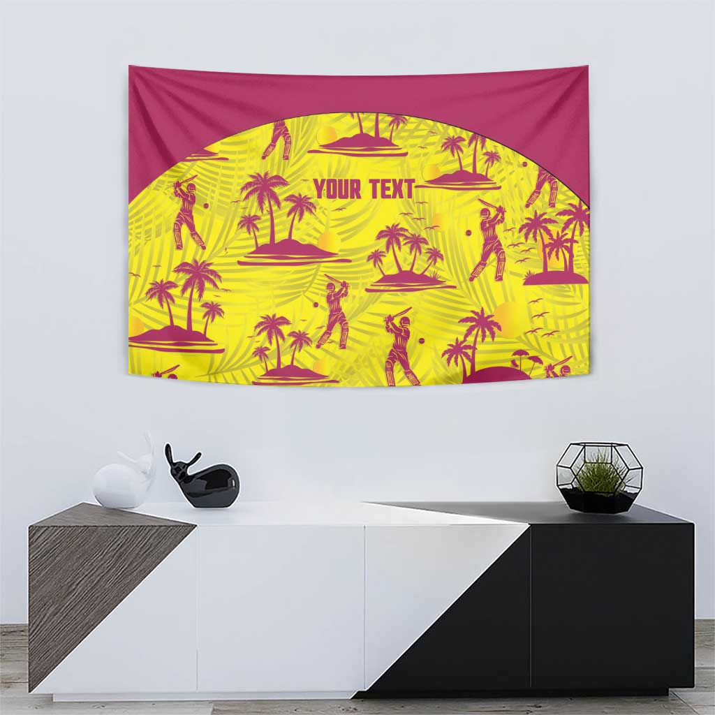 West Indies Cricket Custom Tapestry Windies Palm Tree Tropical Style - Wonder Print Shop