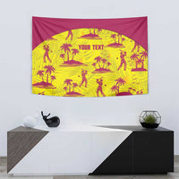 West Indies Cricket Custom Tapestry Windies Palm Tree Tropical Style - Wonder Print Shop