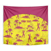 West Indies Cricket Custom Tapestry Windies Palm Tree Tropical Style - Wonder Print Shop
