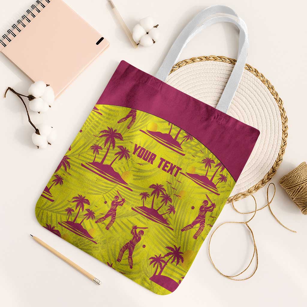 West Indies Cricket Custom Tote Bag Windies Palm Tree Tropical Style - Wonder Print Shop