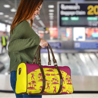 West Indies Cricket Custom Travel Bag Windies Palm Tree Tropical Style - Wonder Print Shop