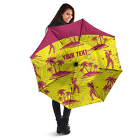 West Indies Cricket Custom Umbrella Windies Palm Tree Tropical Style - Wonder Print Shop