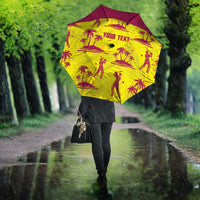 West Indies Cricket Custom Umbrella Windies Palm Tree Tropical Style - Wonder Print Shop