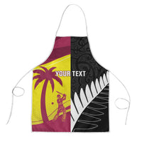 New Zealand and West Indies Cricket Custom Apron Black Cap Windies Together - Wonder Print Shop