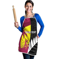 New Zealand and West Indies Cricket Custom Apron Black Cap Windies Together - Wonder Print Shop