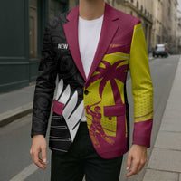 New Zealand and West Indies Cricket Custom Blazer Black Cap Windies Together - Wonder Print Shop