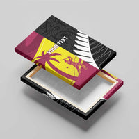 New Zealand and West Indies Cricket Custom Canvas Wall Art Black Cap Windies Together - Wonder Print Shop