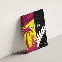 New Zealand and West Indies Cricket Custom Canvas Wall Art Black Cap Windies Together - Wonder Print Shop