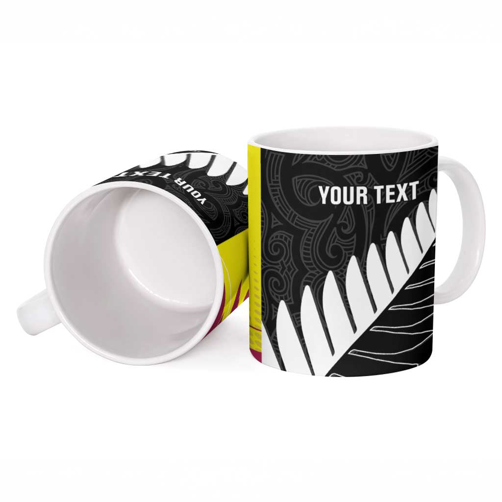 New Zealand and West Indies Cricket Custom Ceramic Mug Black Cap Windies Together - Wonder Print Shop