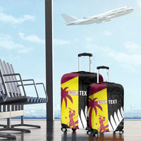 New Zealand and West Indies Cricket Custom Luggage Cover Black Cap Windies Together - Wonder Print Shop