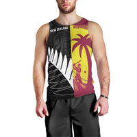 New Zealand and West Indies Cricket Custom Men Tank Top Black Cap Windies Together - Wonder Print Shop