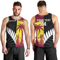 New Zealand and West Indies Cricket Custom Men Tank Top Black Cap Windies Together - Wonder Print Shop