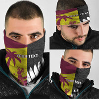 New Zealand and West Indies Cricket Custom Neck Gaiter Black Cap Windies Together - Wonder Print Shop