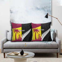 New Zealand and West Indies Cricket Custom Pillow Cover Black Cap Windies Together - Wonder Print Shop