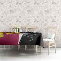 New Zealand and West Indies Cricket Custom Tablecloth Black Cap Windies Together - Wonder Print Shop