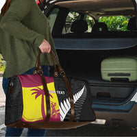 New Zealand and West Indies Cricket Custom Travel Bag Black Cap Windies Together - Wonder Print Shop