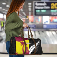 New Zealand and West Indies Cricket Custom Travel Bag Black Cap Windies Together - Wonder Print Shop