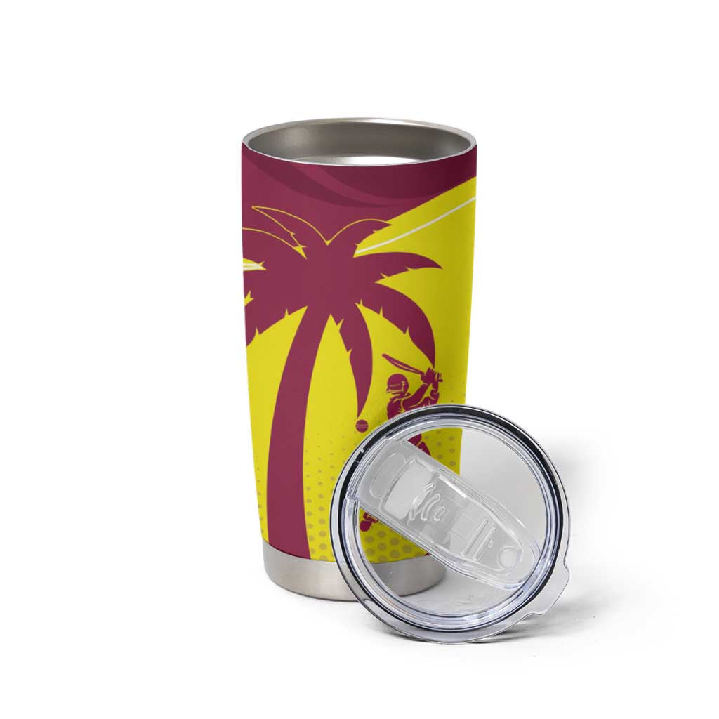 New Zealand and West Indies Cricket Custom Tumbler Cup Black Cap Windies Together - Wonder Print Shop