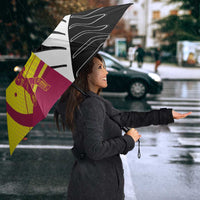 New Zealand and West Indies Cricket Custom Umbrella Black Cap Windies Together - Wonder Print Shop