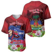 Ayiti-Cheri Independence Day Baseball Jersey Land of High Mountains - Wonder Print Shop