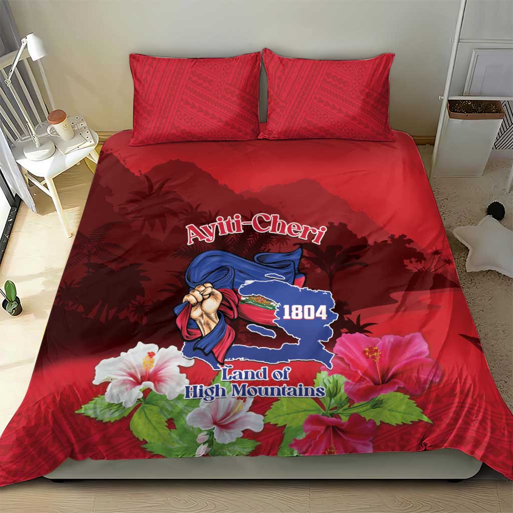 Ayiti-Cheri Independence Day Bedding Set Land of High Mountains - Wonder Print Shop