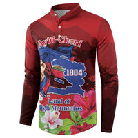 Ayiti-Cheri Independence Day Button Sweatshirt Land of High Mountains - Wonder Print Shop