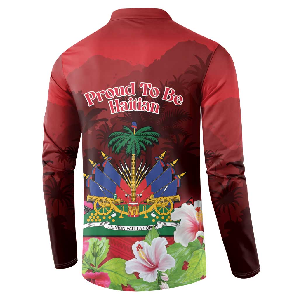 Ayiti-Cheri Independence Day Button Sweatshirt Land of High Mountains - Wonder Print Shop