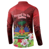 Ayiti-Cheri Independence Day Button Sweatshirt Land of High Mountains - Wonder Print Shop