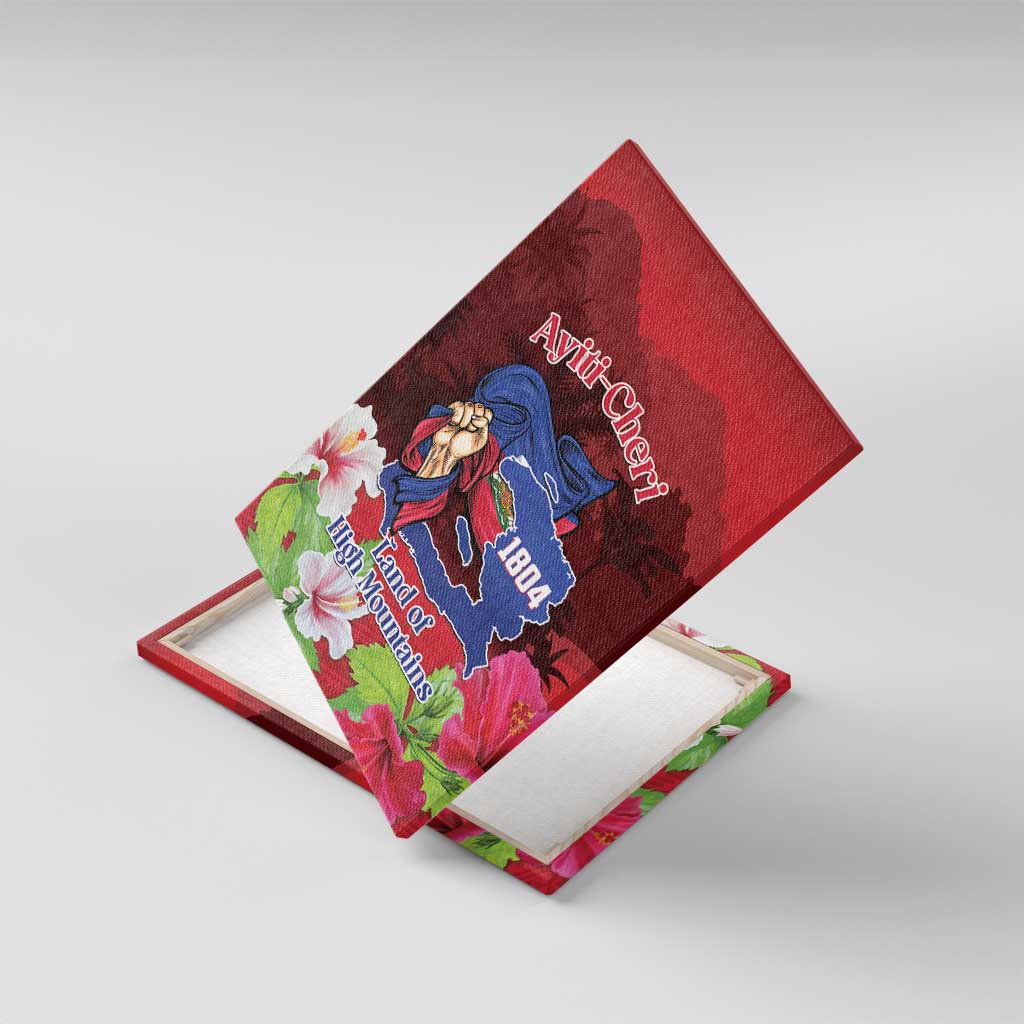 Ayiti-Cheri Independence Day Canvas Wall Art Land of High Mountains - Wonder Print Shop