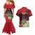 Ayiti-Cheri Independence Day Couples Matching Mermaid Dress and Hawaiian Shirt Land of High Mountains - Wonder Print Shop