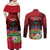 Ayiti-Cheri Independence Day Couples Matching Off Shoulder Maxi Dress and Long Sleeve Button Shirt Land of High Mountains - Wonder Print Shop