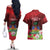 Ayiti-Cheri Independence Day Couples Matching Off The Shoulder Long Sleeve Dress and Hawaiian Shirt Land of High Mountains - Wonder Print Shop