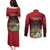 Ayiti-Cheri Independence Day Couples Matching Puletasi and Long Sleeve Button Shirt Land of High Mountains - Wonder Print Shop