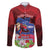 Ayiti-Cheri Independence Day Family Matching Long Sleeve Bodycon Dress and Hawaiian Shirt Land of High Mountains - Wonder Print Shop