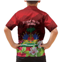 Ayiti-Cheri Independence Day Family Matching Mermaid Dress and Hawaiian Shirt Land of High Mountains - Wonder Print Shop